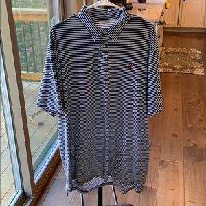 Duck Head men’s polo size XL blue stripe